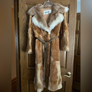 Luxurious Vintage Brown Fur Coat by Lowenthal Furriers - size small